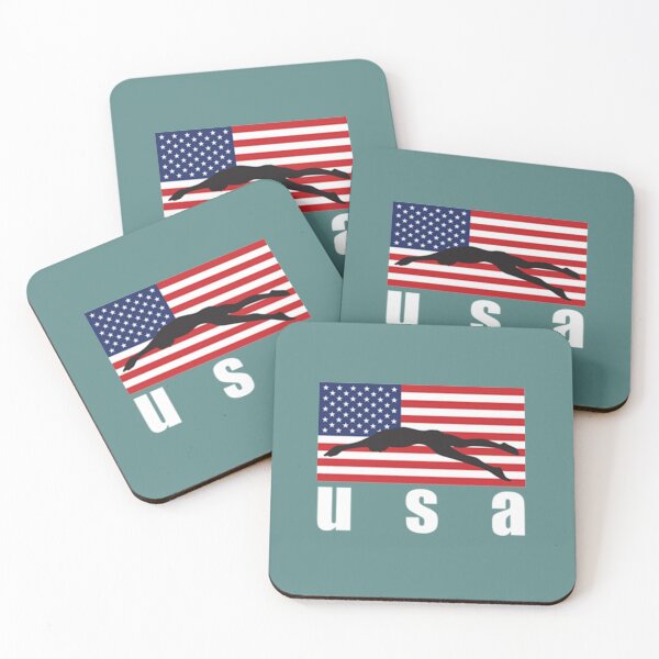 Item preview, American Flag Swimming designed and sold by SpiniHouse.