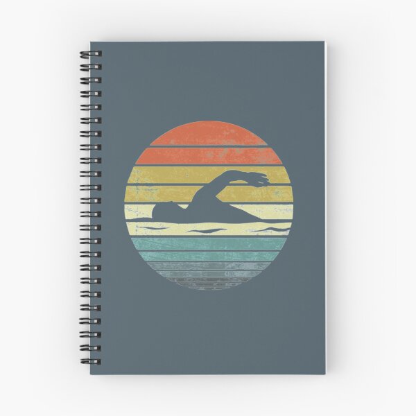 Item preview, Swimmer Retro Vintage Sunset designed and sold by SpiniHouse.