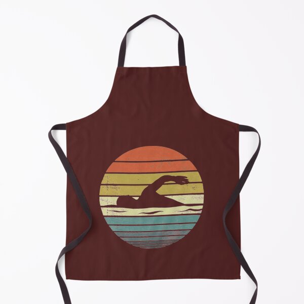 Item preview, Swimmer Retro Vintage Sunset designed and sold by SpiniHouse.