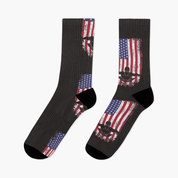 Item preview, Swimming American Patriot Swimmer designed and sold by SpiniHouse.