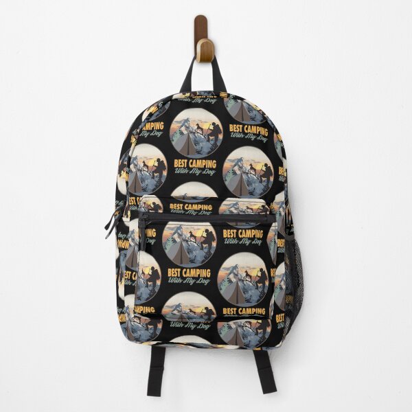 Item preview, Best Camping with my Dog designed and sold by CGraphic.