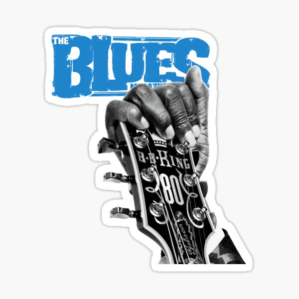 BB King Blues On Top Of Blues Album Cover Sticker