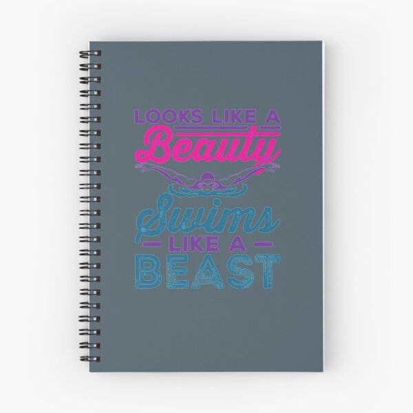 Item preview, Swimming Looks Like a Beauty Swims Like a Beast designed and sold by SpiniHouse.