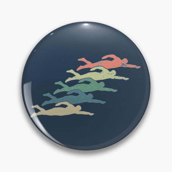 Item preview, Swimming Swimmer Vintage designed and sold by SpiniHouse.