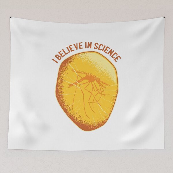 Item preview, I believe in science - amber mosquito net. designed and sold by teez4dayz.
