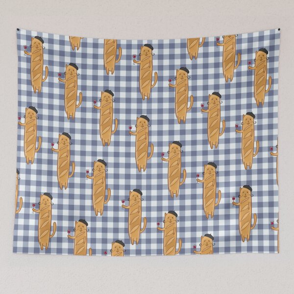 Item preview, Baguette Cat Pattern designed and sold by Sweets-trolley.