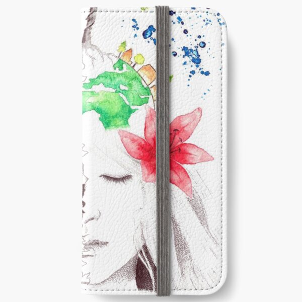 in love with earth iPhone Wallet
