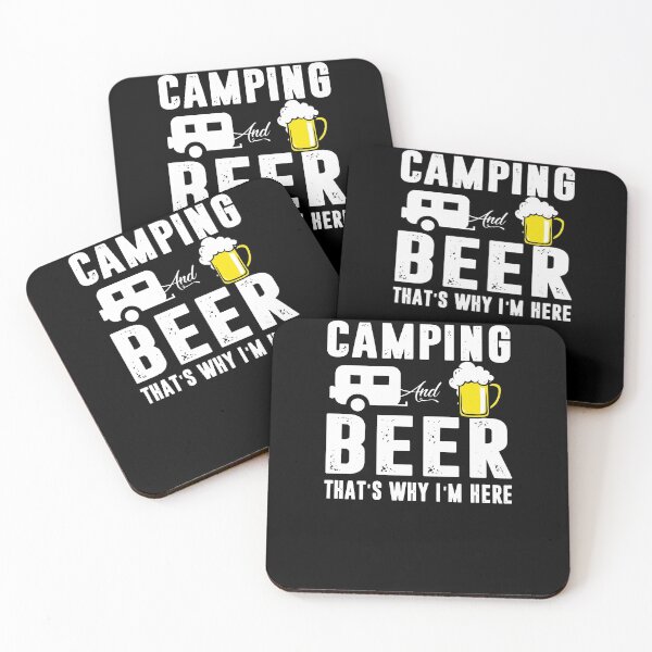 Item preview, Camping And Beer That's Why I'm Here designed and sold by clickmostro.