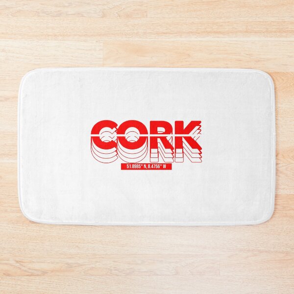 Item preview, Cork City Print Red White Poster Cork Ireland Travel Print Cork Wall Art Décor Poster Gift Design Co Ordinates Typography, Location  designed and sold by BuyIrishArt.
