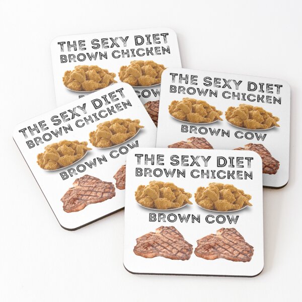 Item preview, The Sexy Diet - Brown Chicken, Brown Cow designed and sold by geekygirlprint.