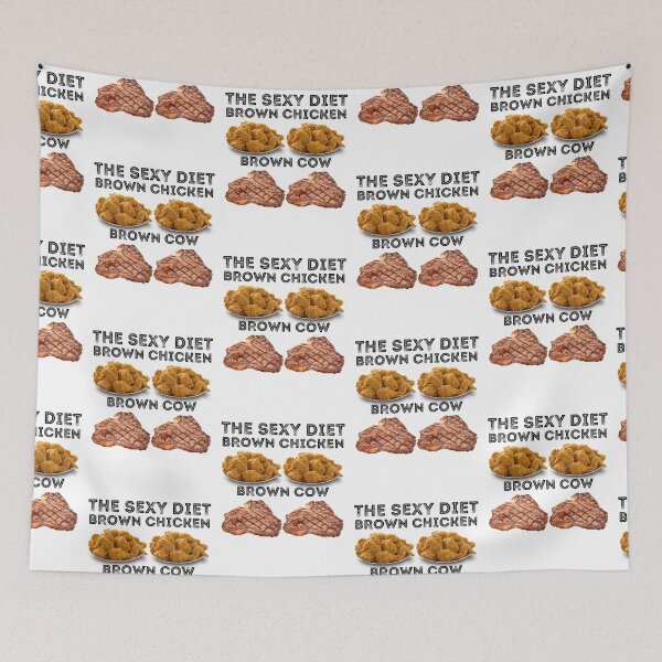 Item preview, The Sexy Diet - Brown Chicken, Brown Cow designed and sold by geekygirlprint.
