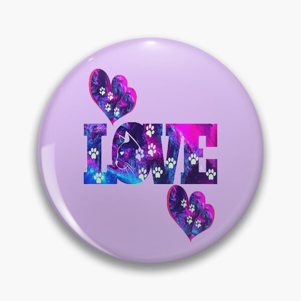 Item preview, Love Vibrant Cat Design, for the Cat Lover,  Fulltime Cat Mom- pampered pets designed and sold by Adri Barnard.