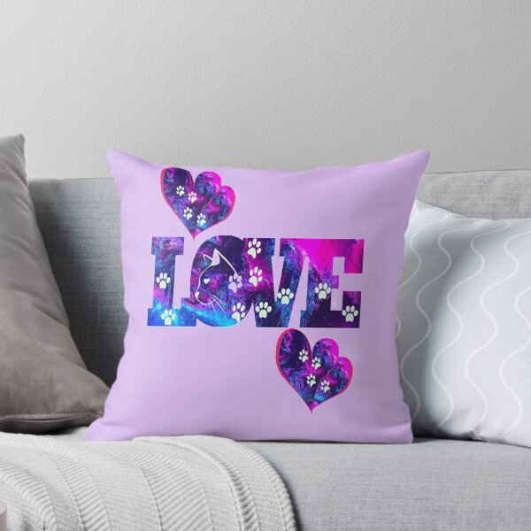 Item preview, Love Vibrant Cat Design, for the Cat Lover,  Fulltime Cat Mom- pampered pets designed and sold by Adri Barnard.