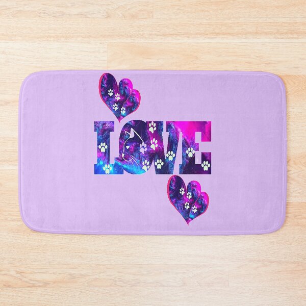 Item preview, Love Vibrant Cat Design, for the Cat Lover,  Fulltime Cat Mom- pampered pets designed and sold by Adri Barnard.