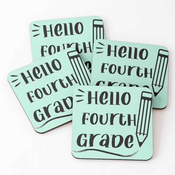 Item preview, Hello fourth grade / back to school designed and sold by RadBmd.