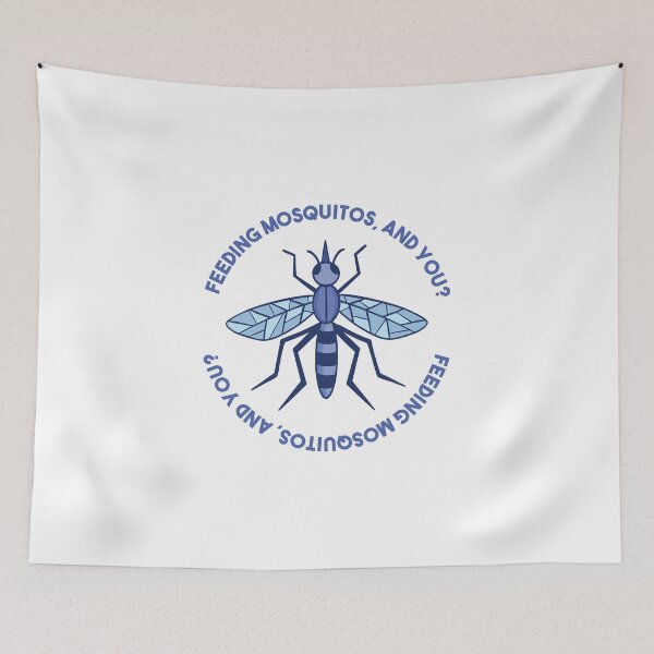 Item preview, Feeding mosquitos, and you? Time for a mosquito net. designed and sold by teez4dayz.