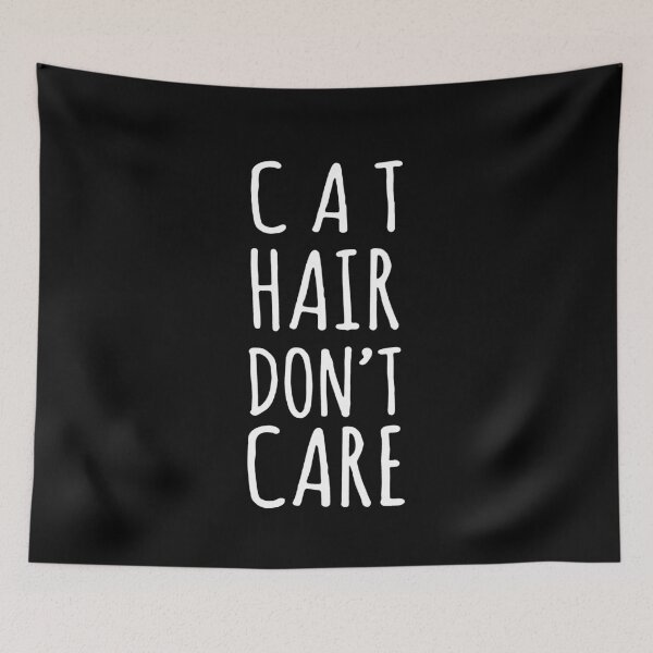 Item preview, Cat Hair Don't Care Cute Kitty Face  designed and sold by clickmostro.