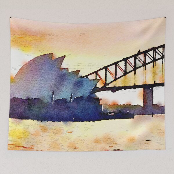 Item preview, Sydney Sunset designed and sold by Sjsmithartist.