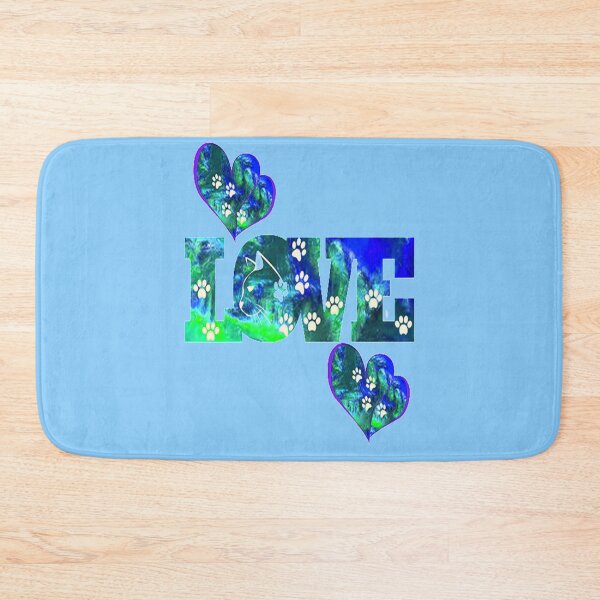 Item preview, Love Vibrant Cat Design, nr 4,  for the Cat Lover,  Fulltime Cat Mom- pampered pets designed and sold by Adri Barnard.