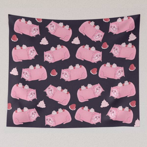 Item preview, Strawberry Roll Pattern designed and sold by Sweets-trolley.