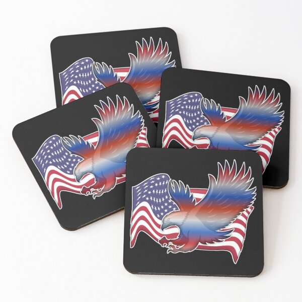 Item preview, Simple American Flag Eagle Pattern designed and sold by Zareen Sayyed.