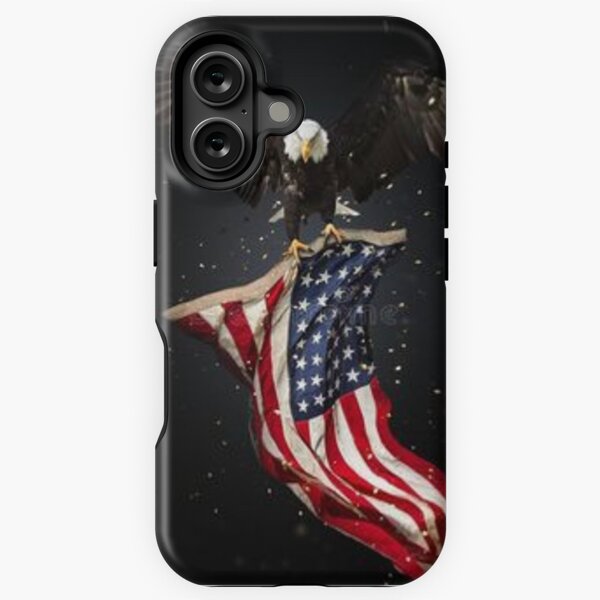 Item preview, American flag with eagle designed and sold by Cara13ineStore.
