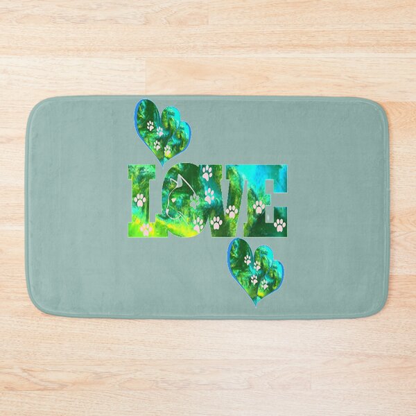 Item preview, Love Vibrant Cat Design, nr 5,  for the Cat Lover,  Fulltime Cat Mom- pampered pets designed and sold by Adri Barnard.