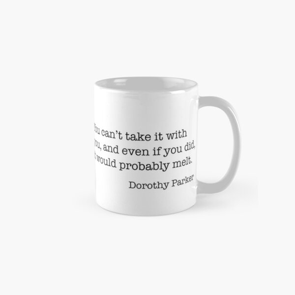 Taza de café «Citas famosas de Dorothy Parker: no me mires con ese tono de  voz.» de insomniaMajesti | Redbubble