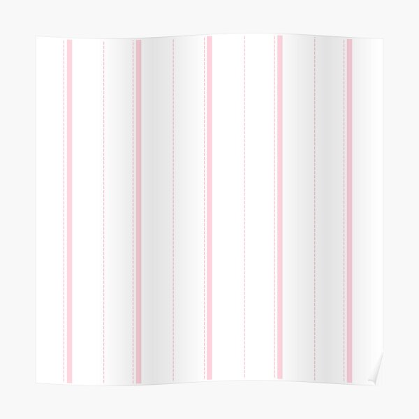 "Simple Vertical Lines in Baby Pink" Poster for Sale by GemsAnatomy