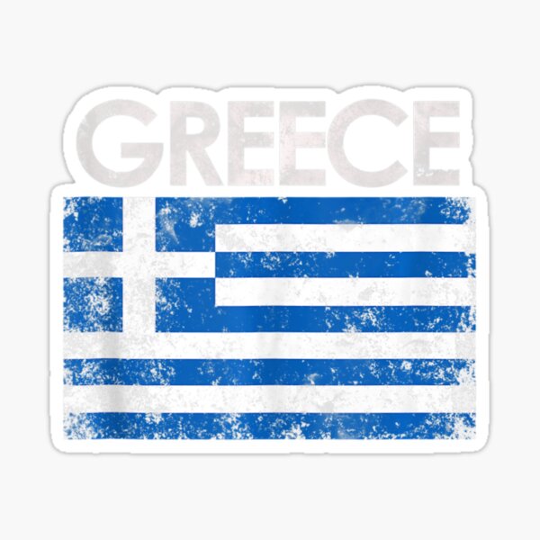 Greek National Flag Greece Vinyl Sticker Decal Blue And White Rectangular Shape Greek National Flag Greece Vinyl Sticker Decal Blue And White Rectangular Shape