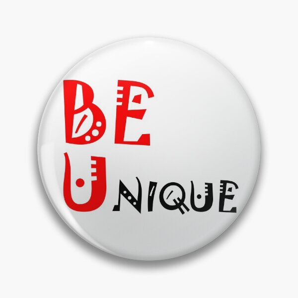 Item preview, BE UNIQUE - BE U Double Meaning Quote designed and sold by Anmol Arts.