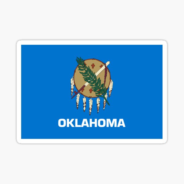 Artikel-Vorschau von Oklahoma Flagge, designt und verkauft von states.