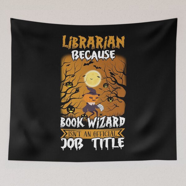 Item preview, Librarian Because Book Wizard Funny Halloween Costume designed and sold by Zeevla.