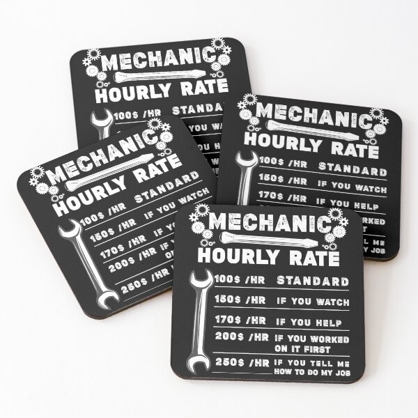 Item preview, Labor Day Gifts, Funny Auto Mechanic Hourly Rate Gift designed and sold by . JustBeUnique ..