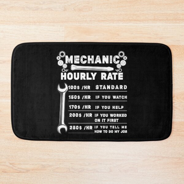 Item preview, Labor Day Gifts, Funny Auto Mechanic Hourly Rate Gift designed and sold by . JustBeUnique ..