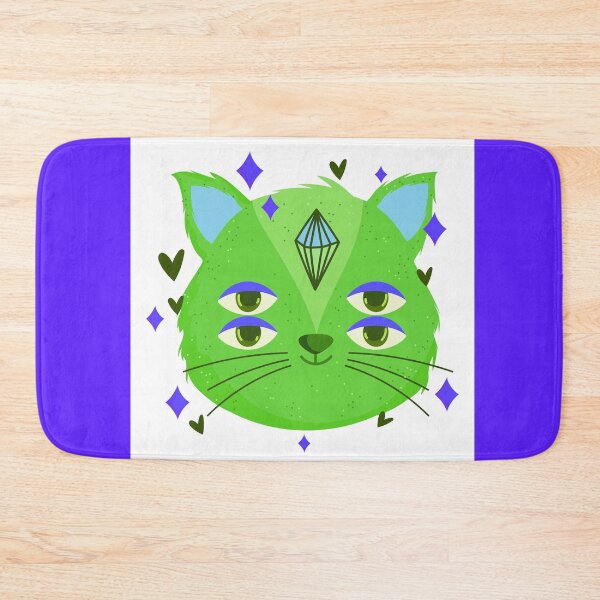 Item preview, Hearts and Stars - Fun, Cute, Magic Sparkle, Trippy Cat T Shirt 1.4 designed and sold by Quirky-Style.