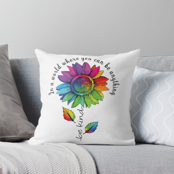 Item preview, LGBTQ Rainbow Sunflower World Flower Pride Be Equality Kind designed and sold by GerdaShop.