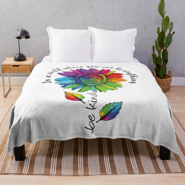 Item preview, LGBTQ Rainbow Sunflower World Flower Pride Be Equality Kind designed and sold by GerdaShop.