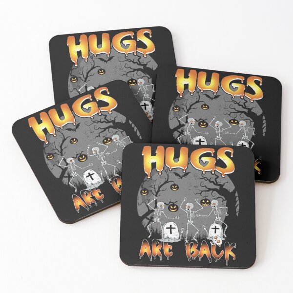 Item preview, Hugs Are Back Funny Halloween designed and sold by Zeevla.
