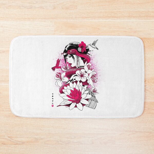 Item preview, Geisha with pink snake designed and sold by albertocubatas.