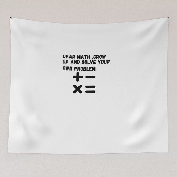 Item preview, math quote designed and sold by Anup786.