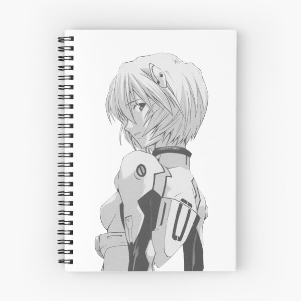 Item preview, Neon Genesis Evangelion, Rei Ayanami (Black and White) designed and sold by Cherryboyyy.