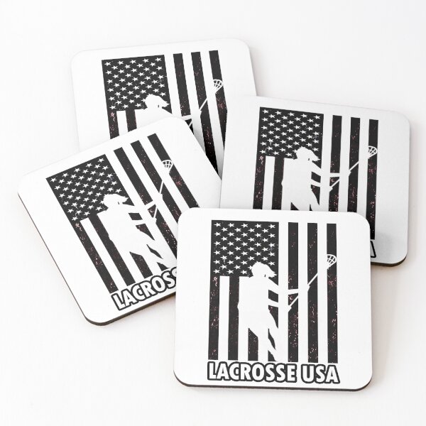 Item preview, Lacrosse Usa American Flag designed and sold by ABRAHEEM ALI.