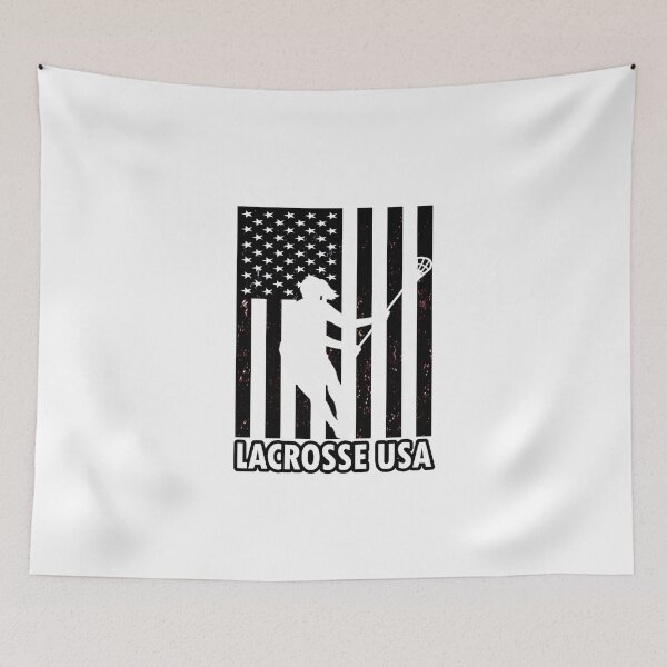 Item preview, Lacrosse Usa American Flag designed and sold by ABRAHEEM ALI.