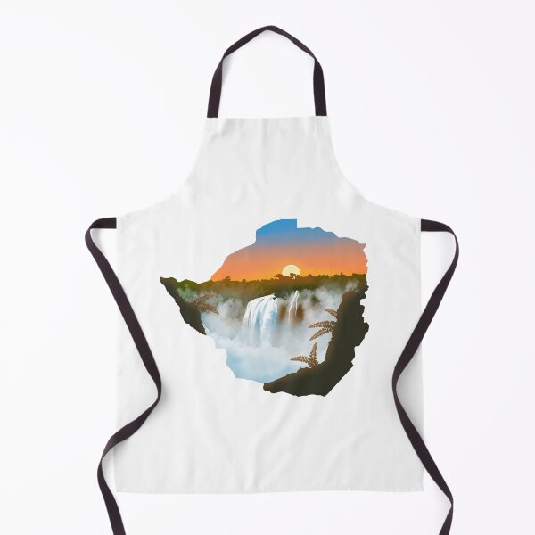 Item preview, Zimbabwe, map and landscape designed and sold by landscapeworlds.