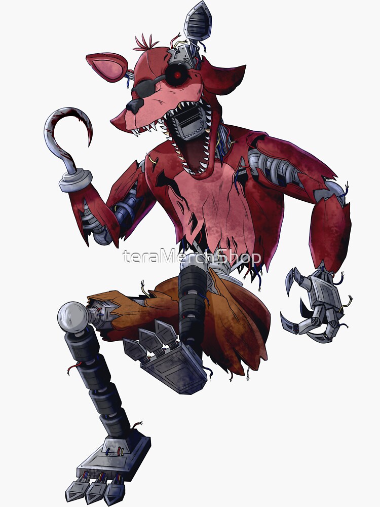 Withered foxy five nights at freddys 2 Art Print for Sale by