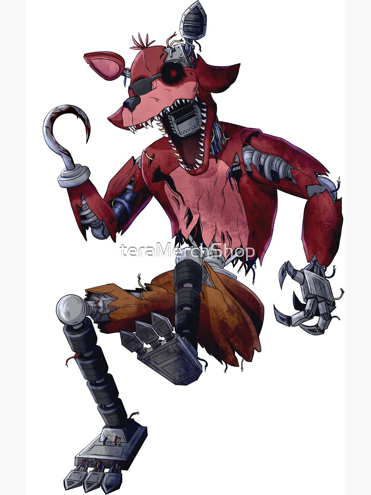 Withered foxy five nights at freddys 2 Magnet for Sale by