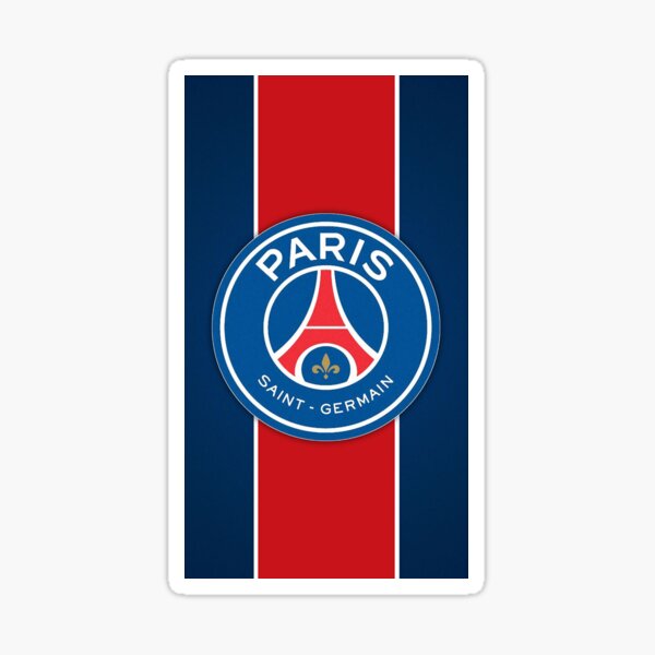 LOT DE 2 Stickers Autocollants PSG Paris Saint Germain Vinyle foot