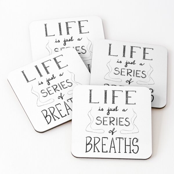 Item preview, Life is just a series of breaths designed and sold by Pragonette.