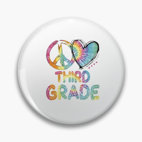 Item preview, Peace Love Third Grade Funny Tie Dye Hello Third Grade  designed and sold by GodivaShop.